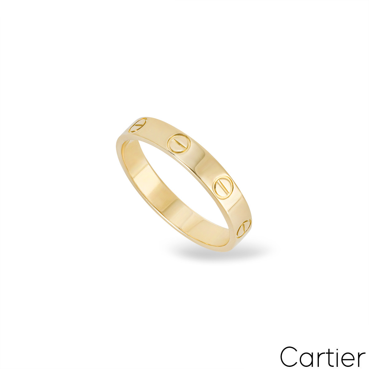 Cartier Yellow Gold Plain Love Wedding Band Size 53 B4085000 Cartier Yellow Gold Plain Love Wedding Band Size 53 B4085000